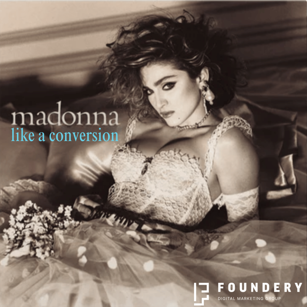 Cover art for Madonna’s Like a Virgin