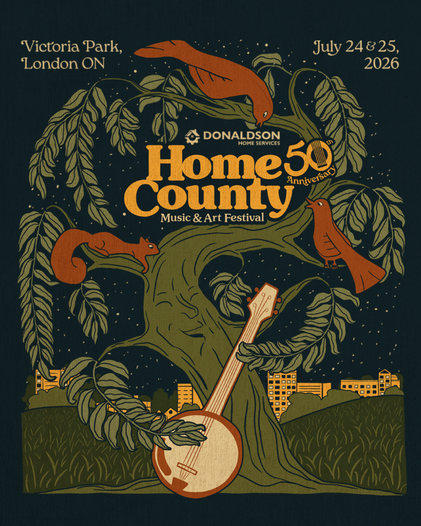 Home County Music and Art Festival 2026 Poster