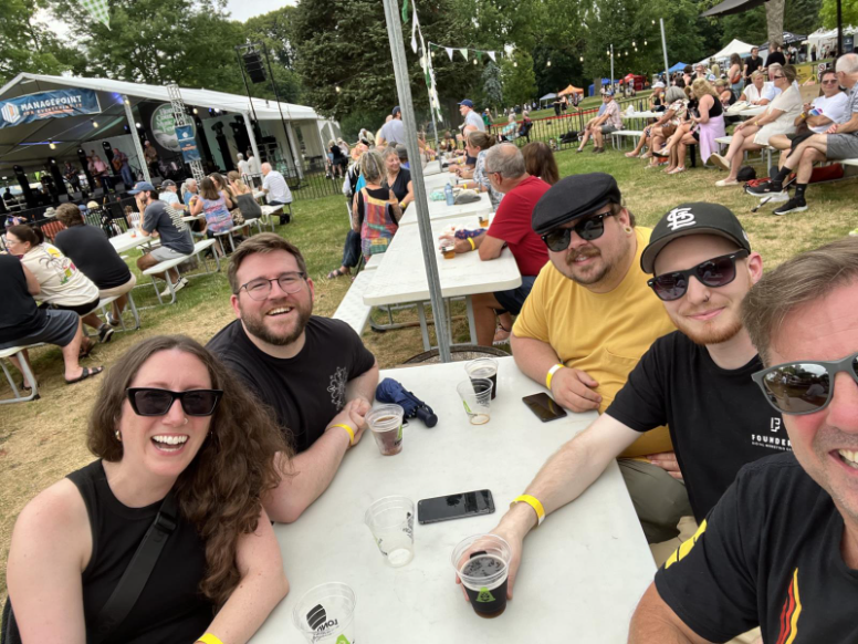 Home County sponsor, Foundery, enjoying the Home County Music and Art Festival 2025